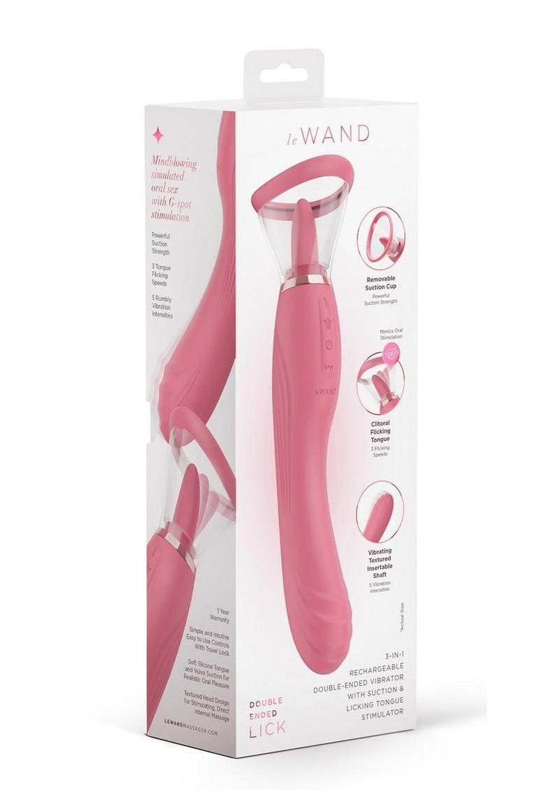 Le Wand Lick Silicone Rechargeable Vibrating Tongue Le Wand Lick Silicone Rechargeable Vibrating Tongue