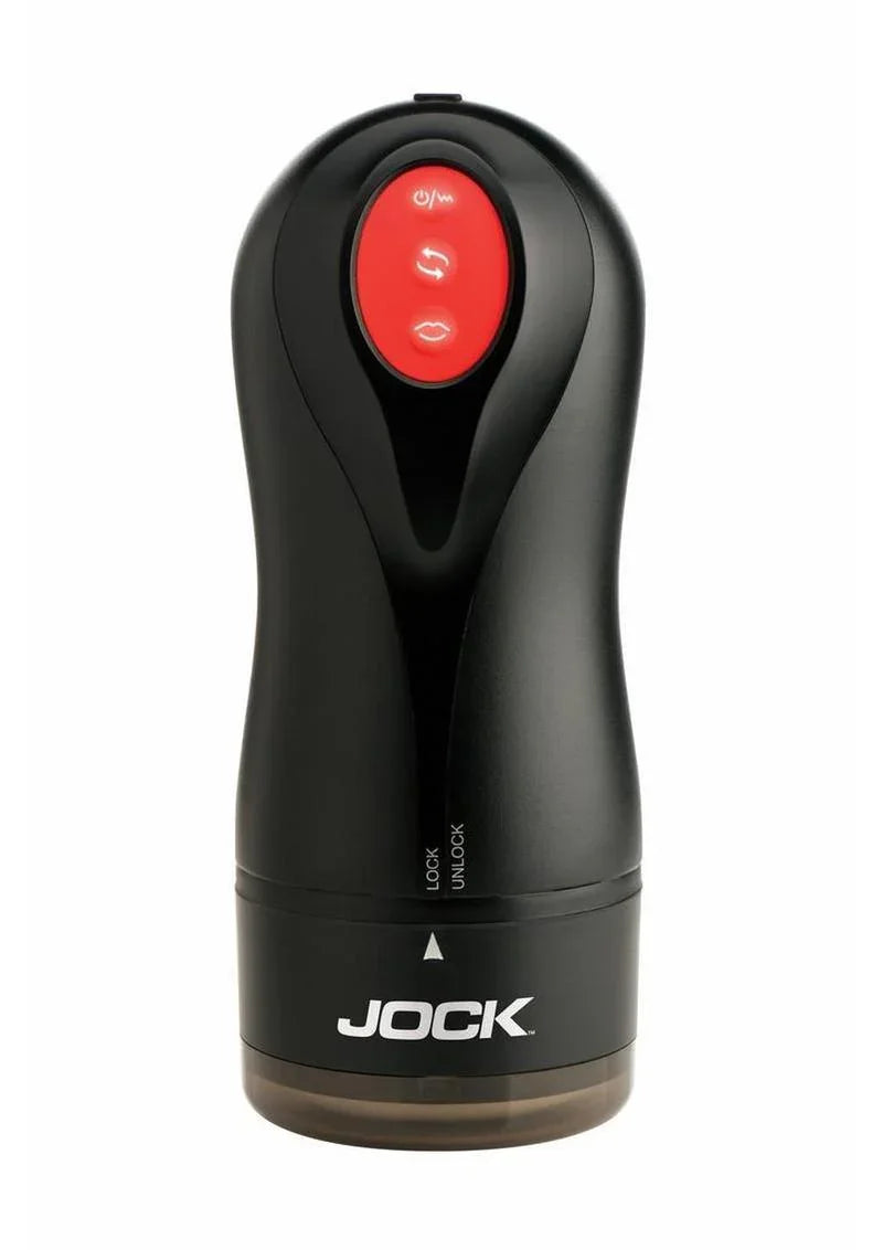 Jock Gyroblast Gyrating, Sucking & Vibrating Rechargeable Masturbator