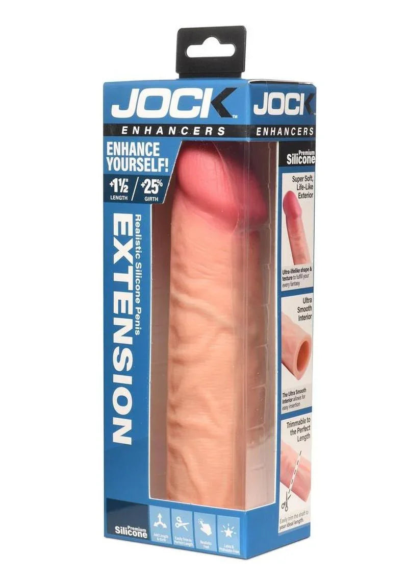Jock Enhancers Silicone Penis Extension Sleeve 1.5in