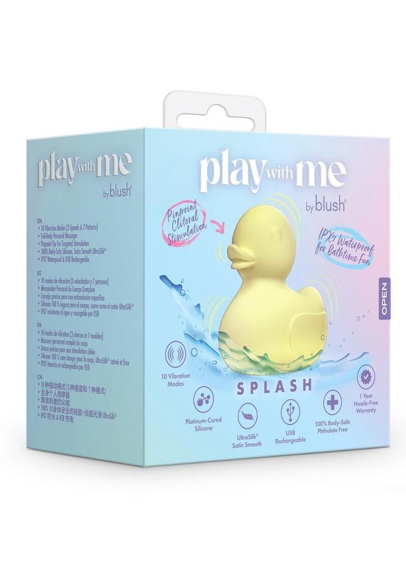 Play With Me Splash Rechargeable Waterproof Silicone Vibrator
