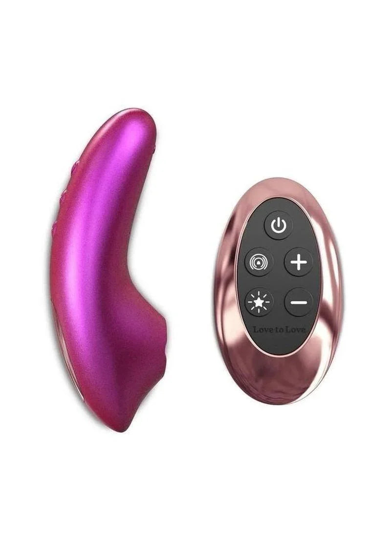 Love To Love Dreamer Silicone Rechargeable Sense Touch Vibrator with Remote