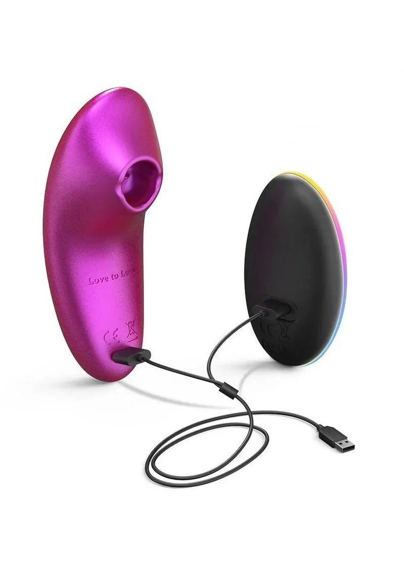 Love To Love Dreamer Silicone Rechargeable Sense Touch Vibrator with Remote