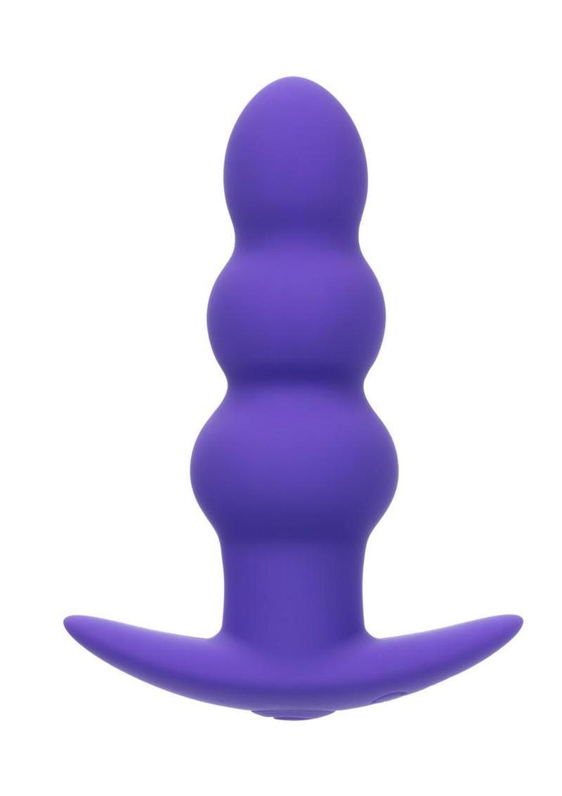 Basic Essentials Rechargeable Silicone Beaded Probe – Waterproof Vibrating Beads