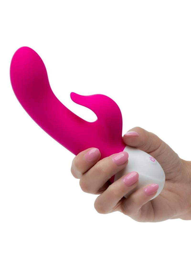 Basic Essentials Rechargeable Dual Pleaser Silicone Vibrator