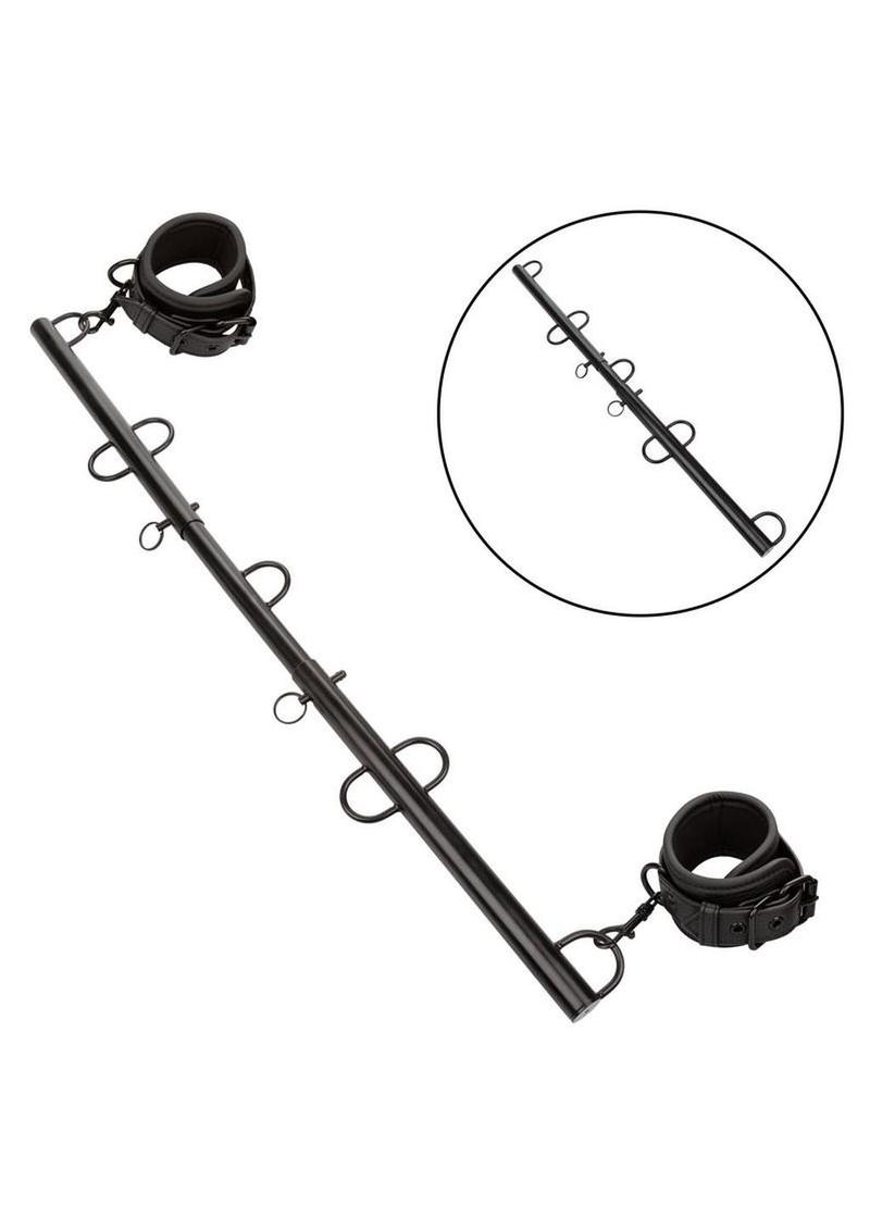 Nocturnal Collection Spreader Bar with Cuffs – Adjustable Restraint Bar