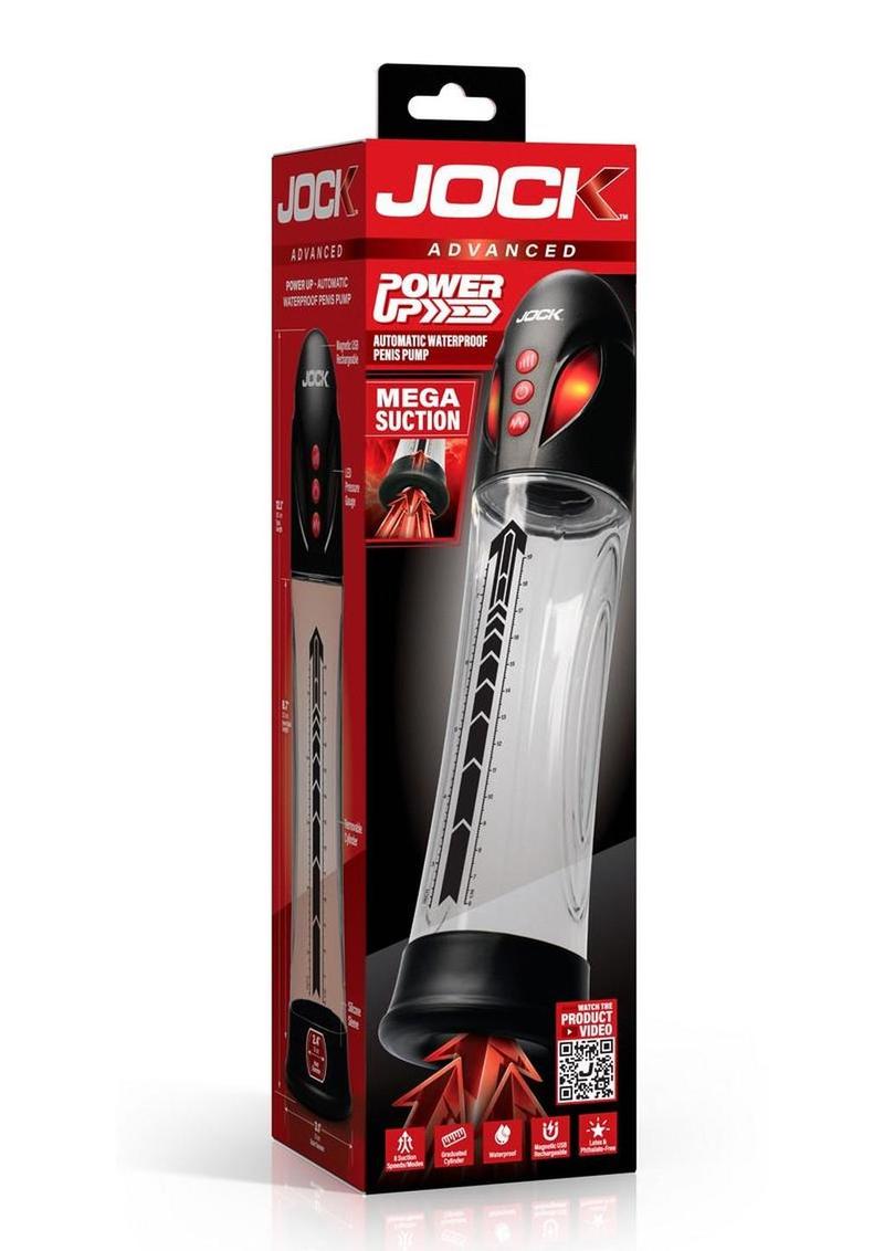 Jock Power Up Automatic Waterproof Rechargeable Penis Pump