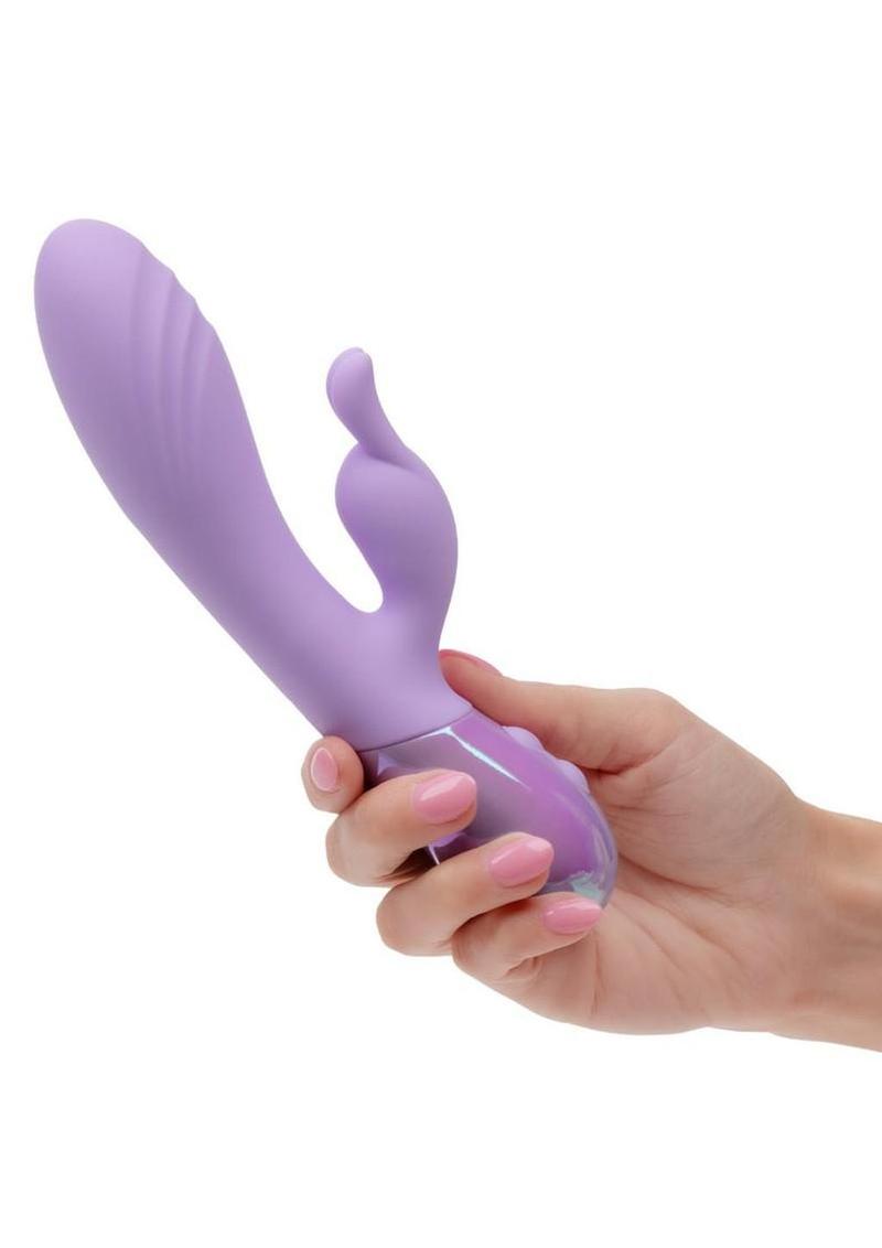 Aura Dual Bunny Rechargeable Silicone Rabbit Vibrator