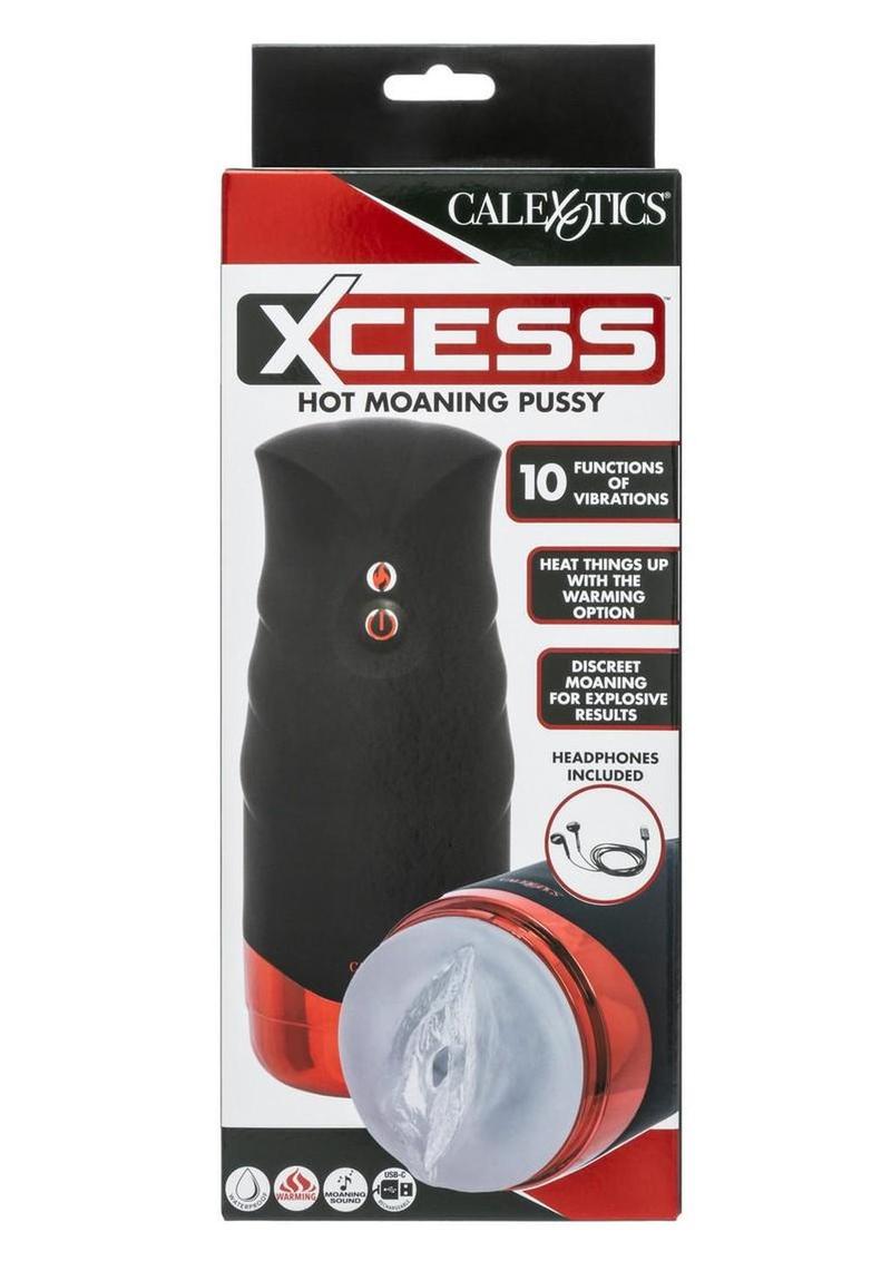 Xcess Hot Moaning Pussy – Rechargeable Heated Masturbator with Moaning Sounds