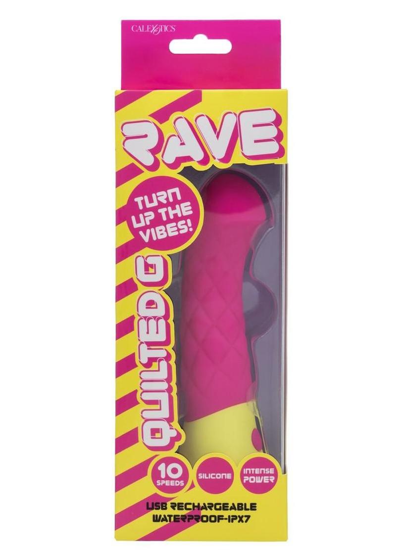 CalExotics Rave Quilted G Rechargeable Silicone Vibrator