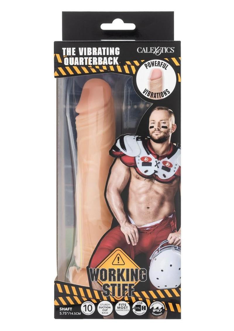 Working Stiff The Vibrating Quarterback Rechargeable Dildo