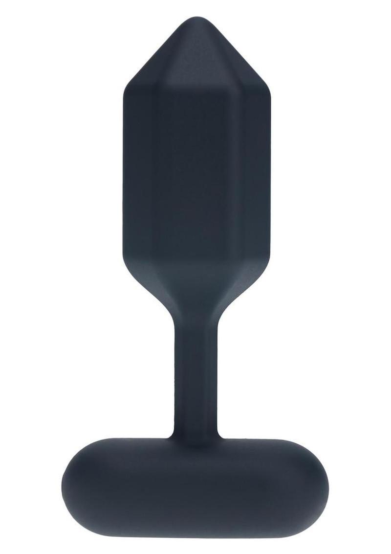 Levelz Hexagonal Vibrating Silicone Rechargeable Anal Plug - Large