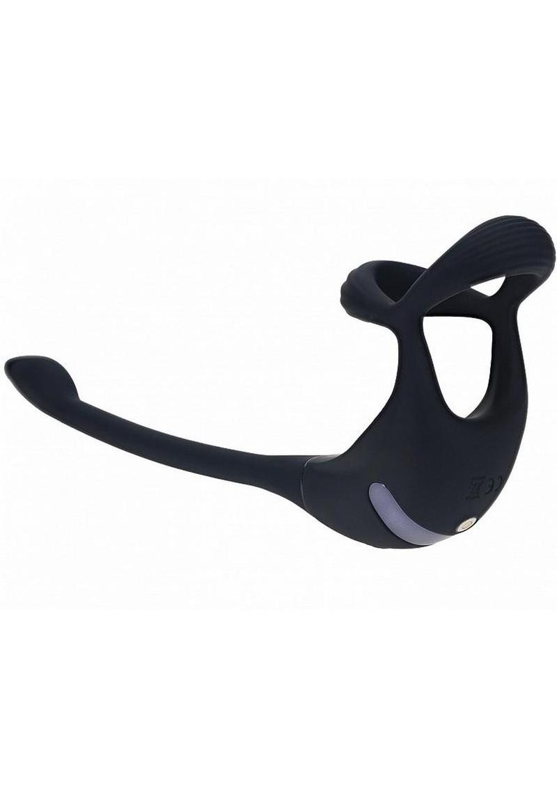 Levelz Tri-O Vibrating Cock Ring with Prostate Stimulator Remote Control Levelz Tri-O Vibrating Cock Ring with Prostate Stimulator Remote Control