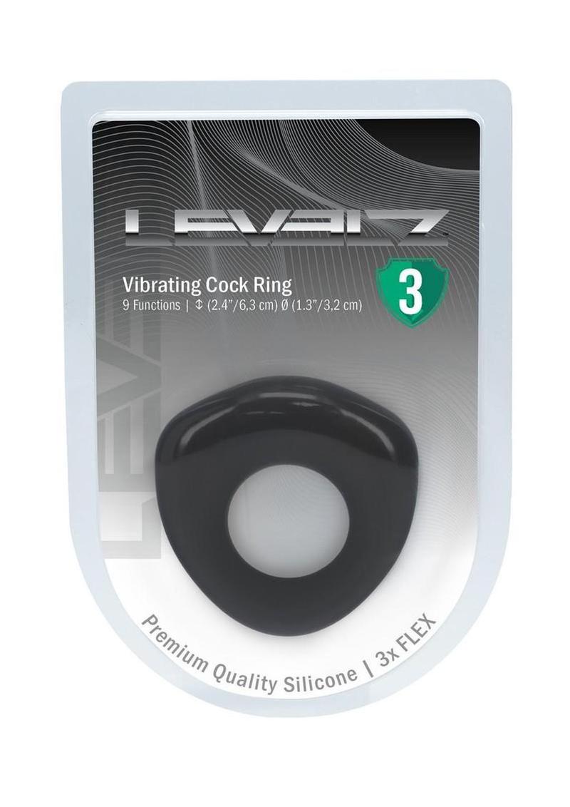 Levelz Sealed Liquid Silicone Rechargeable Vibrating Cock Ring