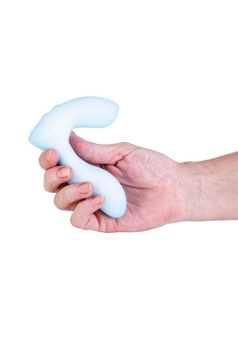 Softies Dual Stimulation G-Spot Vibrator - 5” Waterproof Rechargeable Silicone