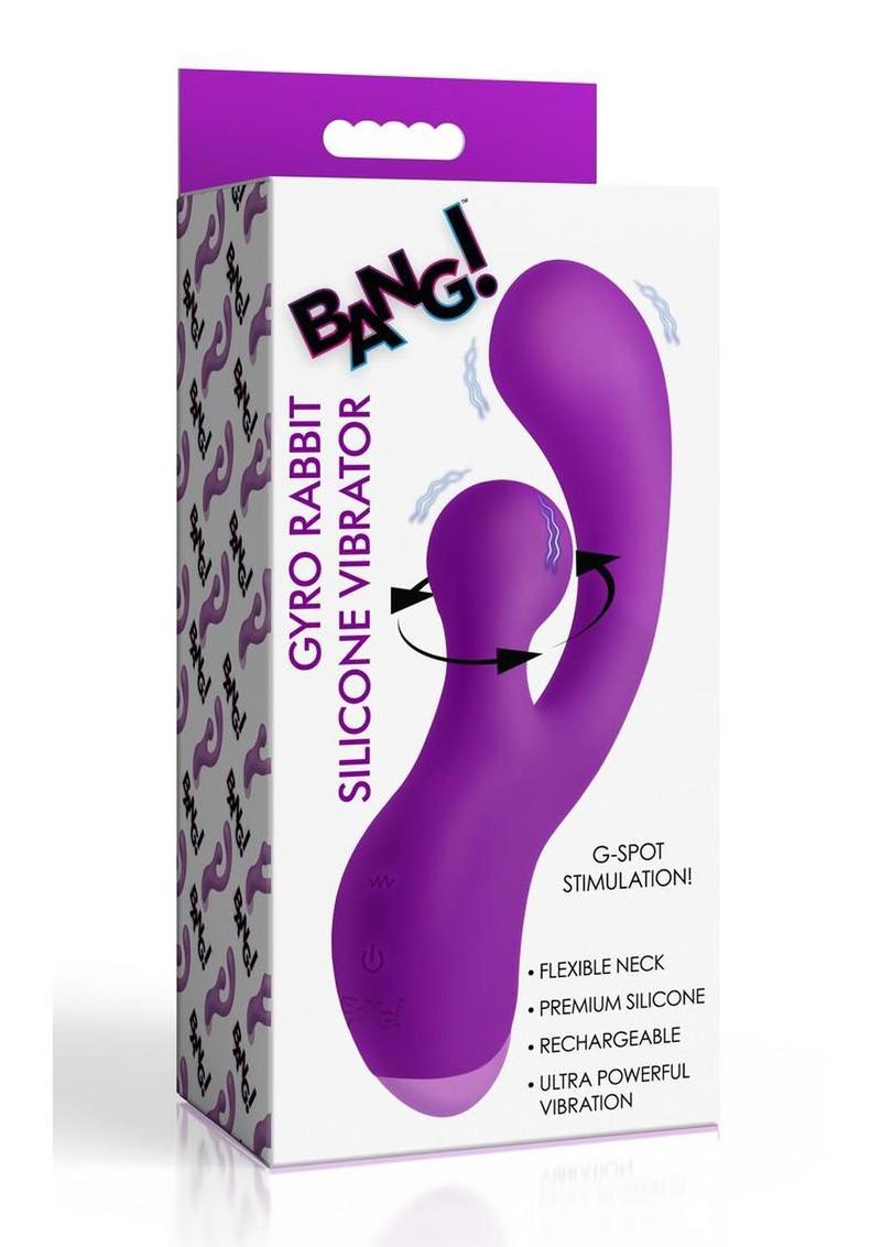 Bang! Gyro Rabbit – Rechargeable Silicone G-Spot & Clitoral Vibrator
