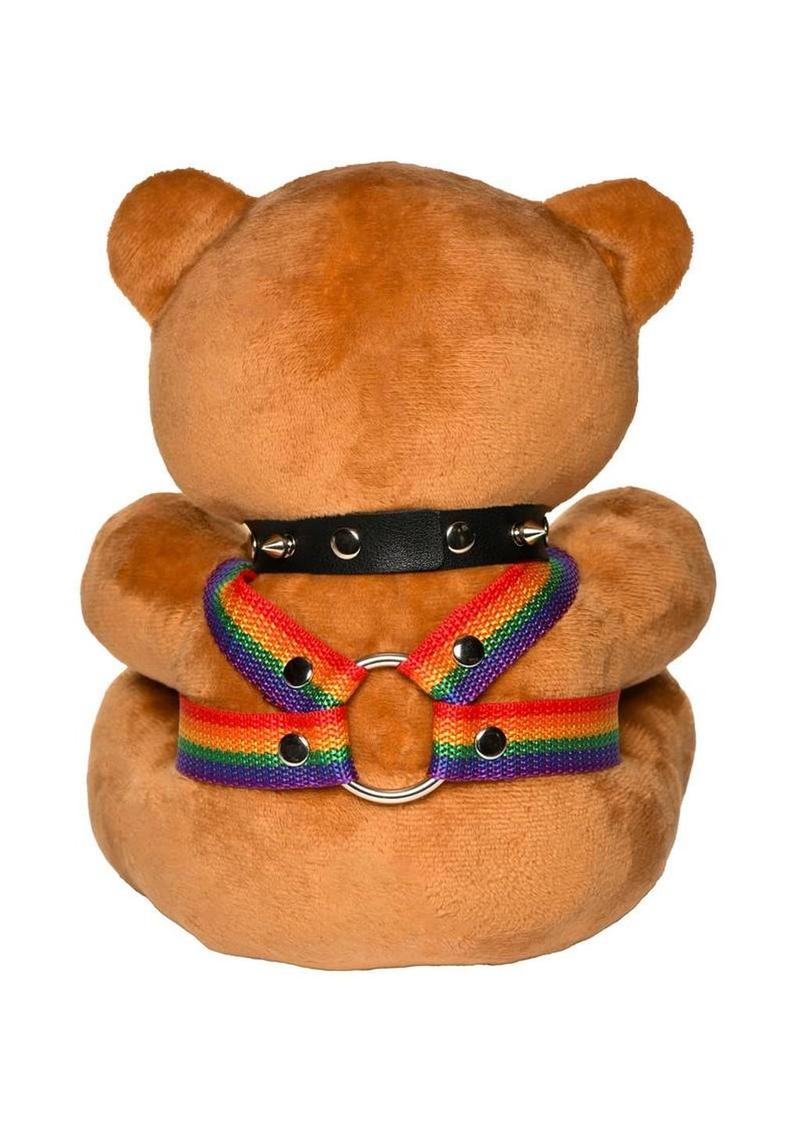 Master Series Pride Bear Plush with Removable Harness & Collar