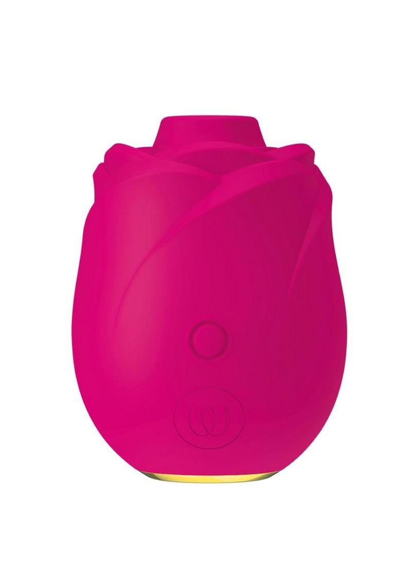 Womanizer Pleasure Air Rose Clitoral Vibrator – Rechargeable Waterproof Silicone