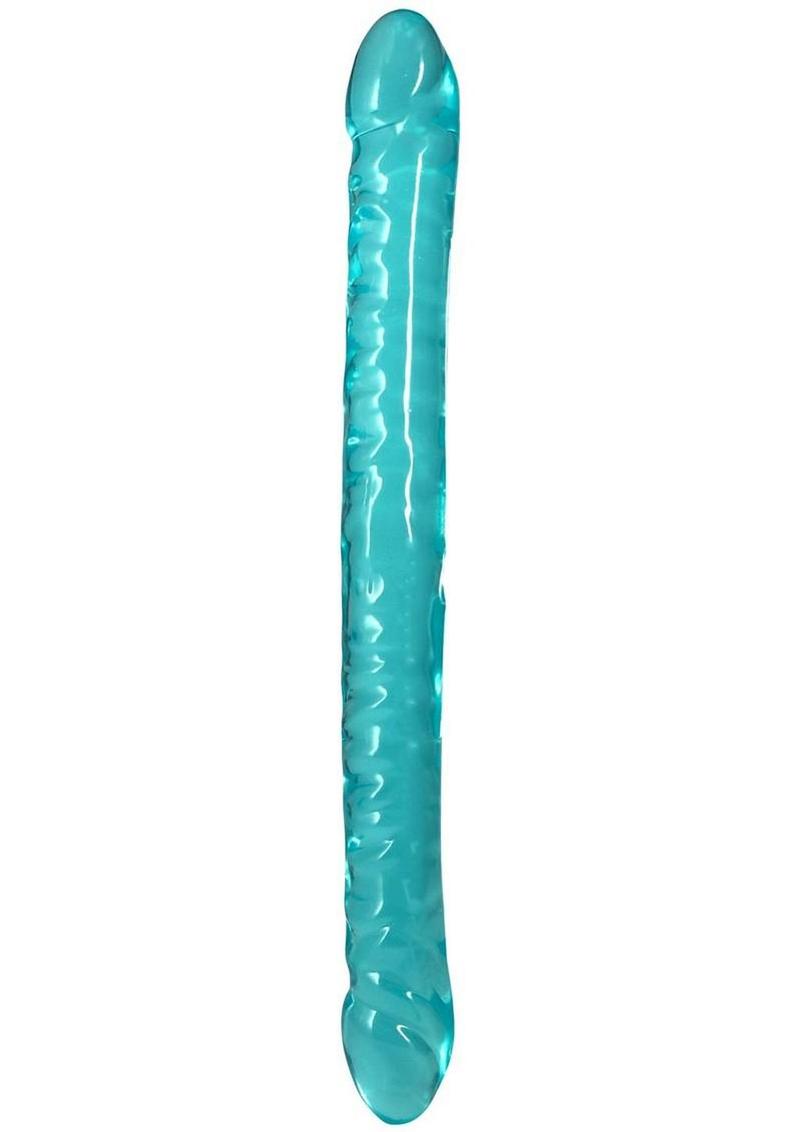 Crystal Jellies Double Dildo 18in – Flexible Dual-Ended Silicone Design
