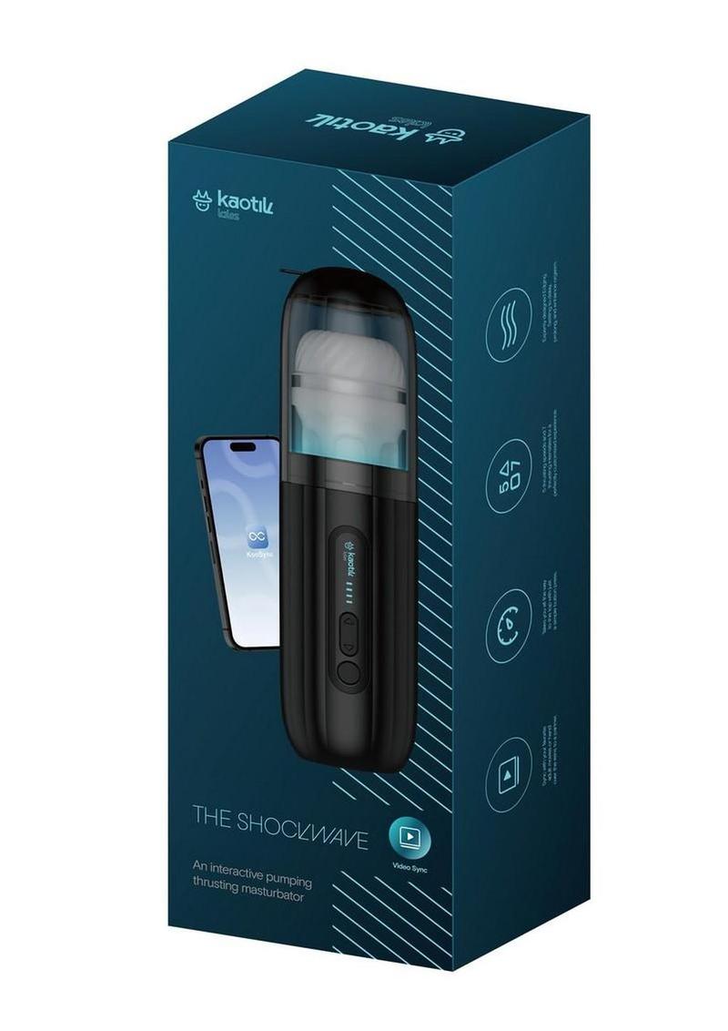 Kaotik Labs The Shockwave App Control Rechargeable Masturbator