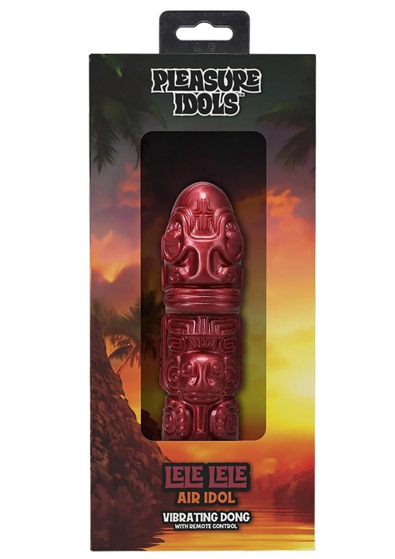 Polynesian Pleasure Idols Lele Lele Vibrating Dildo – Remote Control Silicone