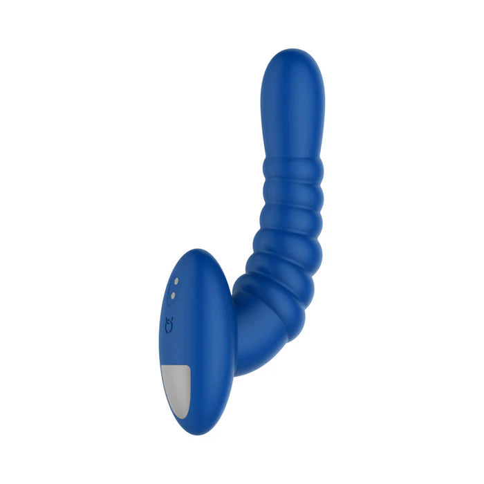 Forto Ribbed Pro Rechargeable Silicone Vibrating Anal Massager