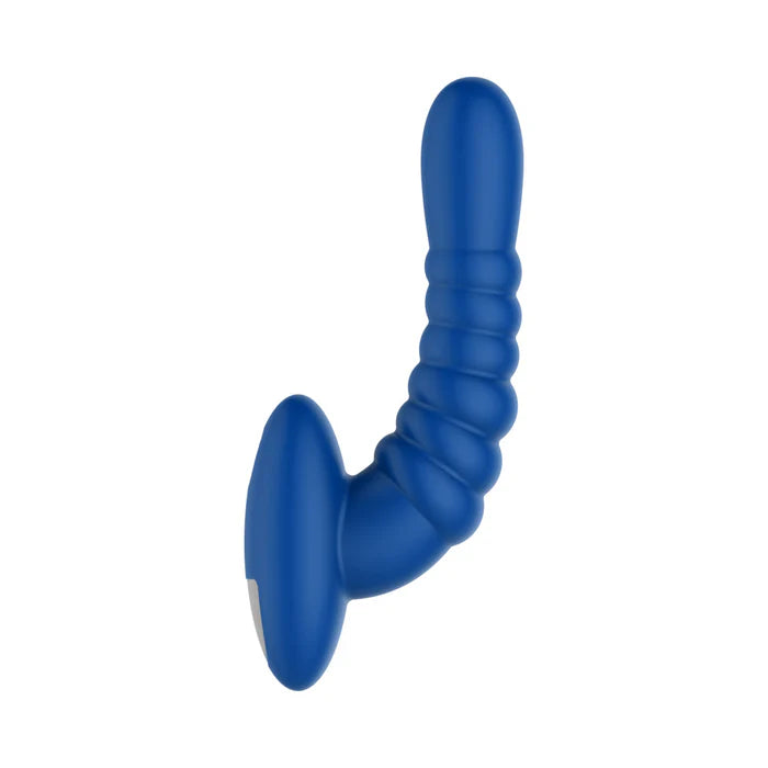 Forto Ribbed Pro Rechargeable Silicone Vibrating Anal Massager