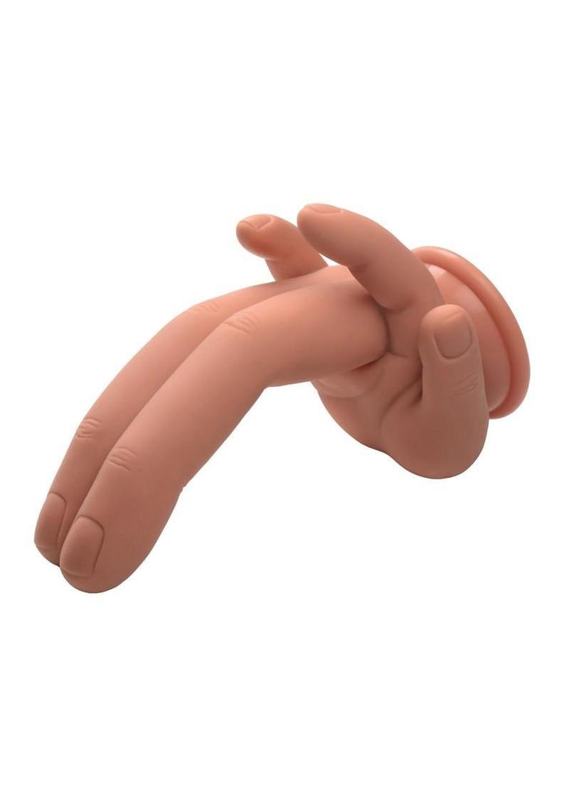Master Series Mr Fingers Silicone Dildo with Suction Cup – 7.8 Inch
