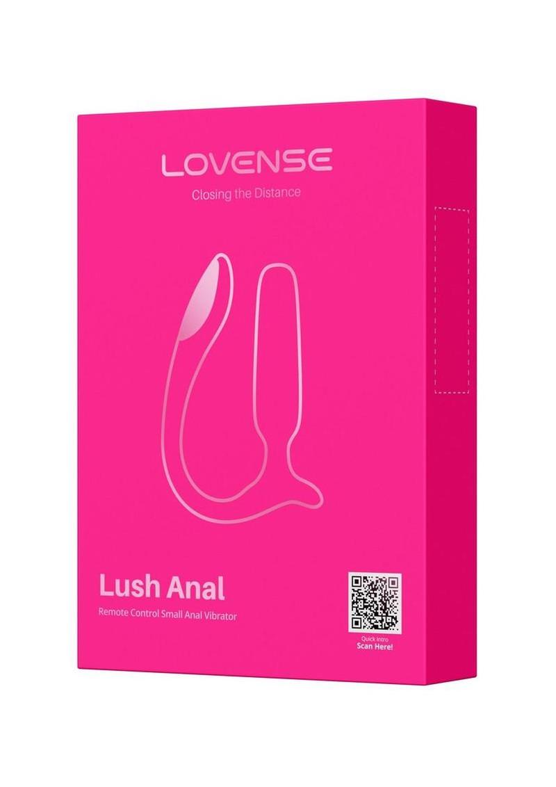 Lovense Lush Anal App-Controlled Vibrating Plug – Light Up Silicone Remote Toy