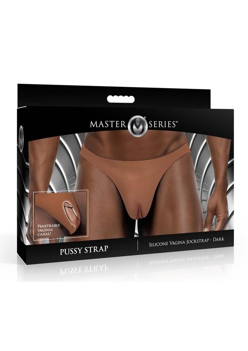 Master Series Pussy Strap Silicone Vagina Jockstrap