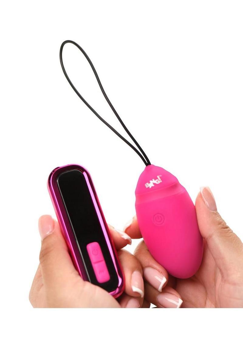 Bang! Vibrating Silicone Egg with Remote – Rechargeable G-Spot Vibrator