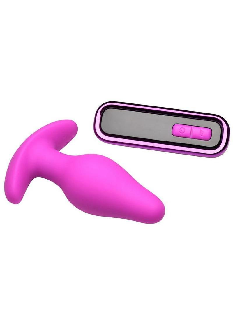 Bang! Vibrating Silicone Butt Plug with Remote – Rechargeable Anal Plug
