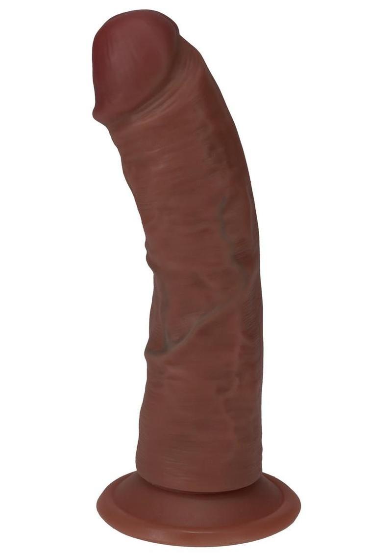 RealRock Vibrating Curved Dildo 6in