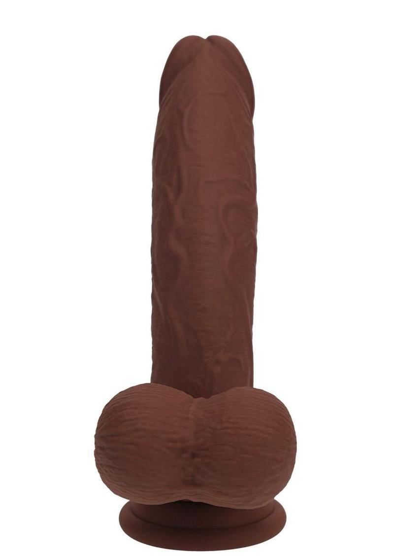 RealRock Dual Density Vibrating Dildo 6in – Rechargeable Silicone with Weighted Base