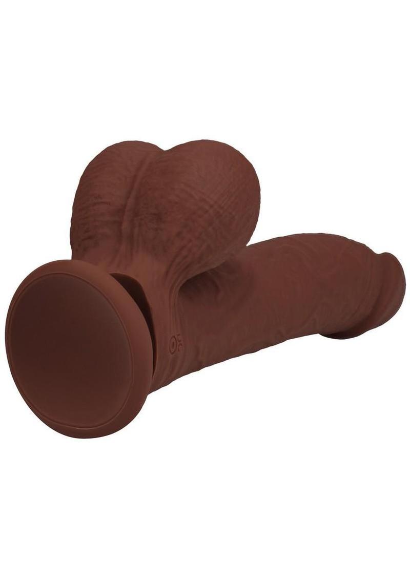 RealRock Dual Density Vibrating Dildo 6in – Rechargeable Silicone with Weighted Base