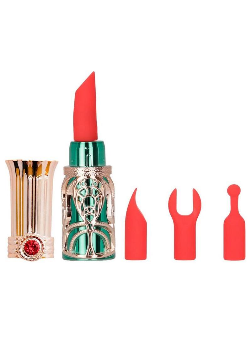 Emerald Kiss Lipstick Clitoral Stimulator Set