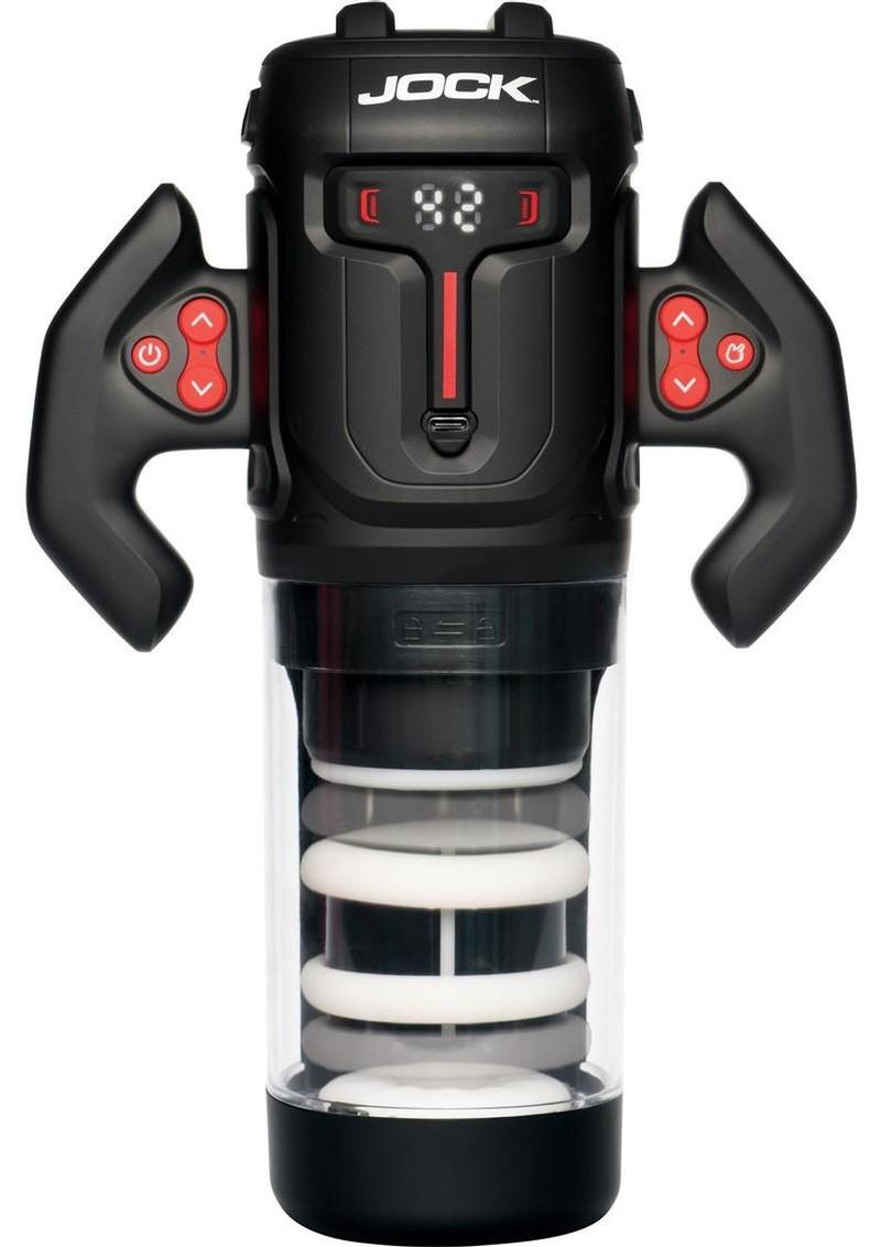 Jock Turbo Spin Thrusting & Rotating Rechargeable Masturbator
