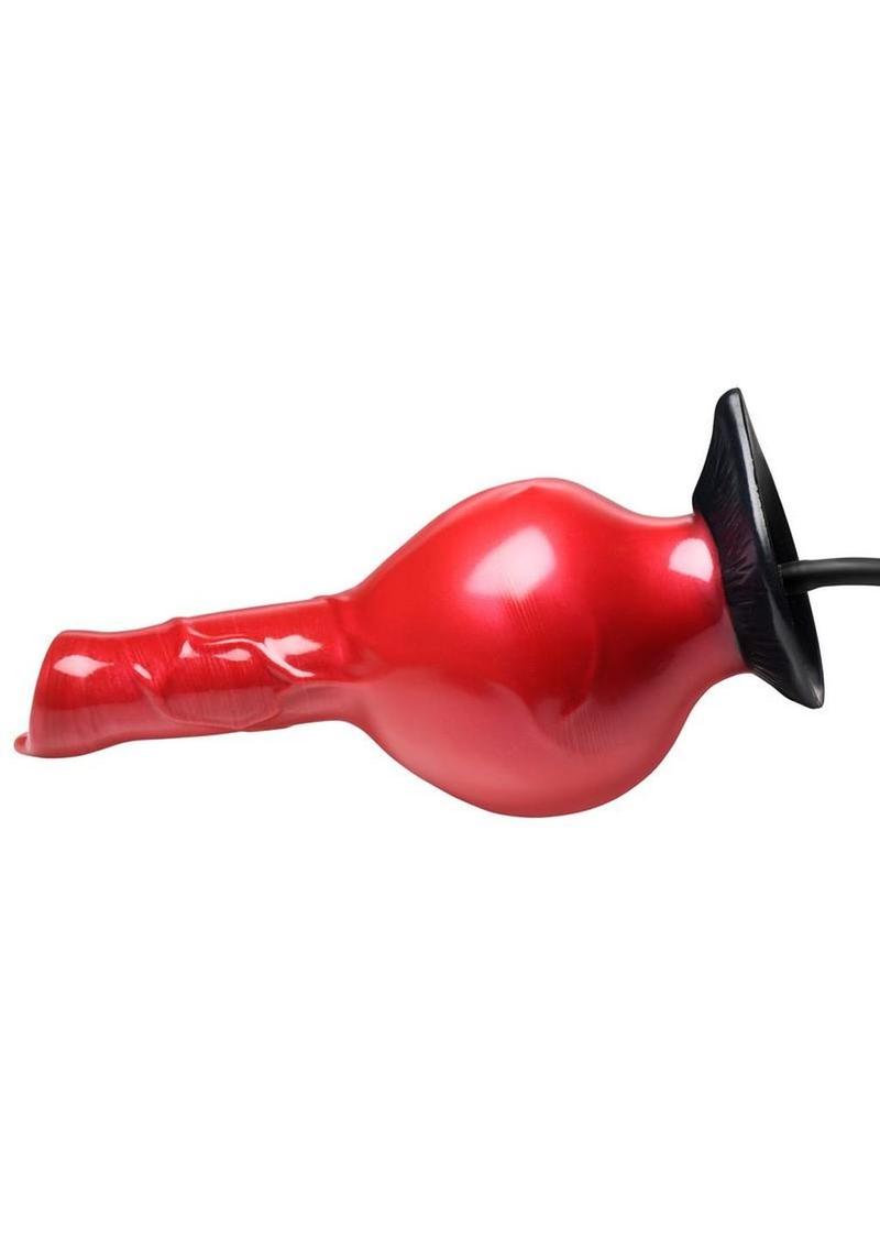 Creature Cocks Hell Hound Inflatable Silicone Dildo with Knot