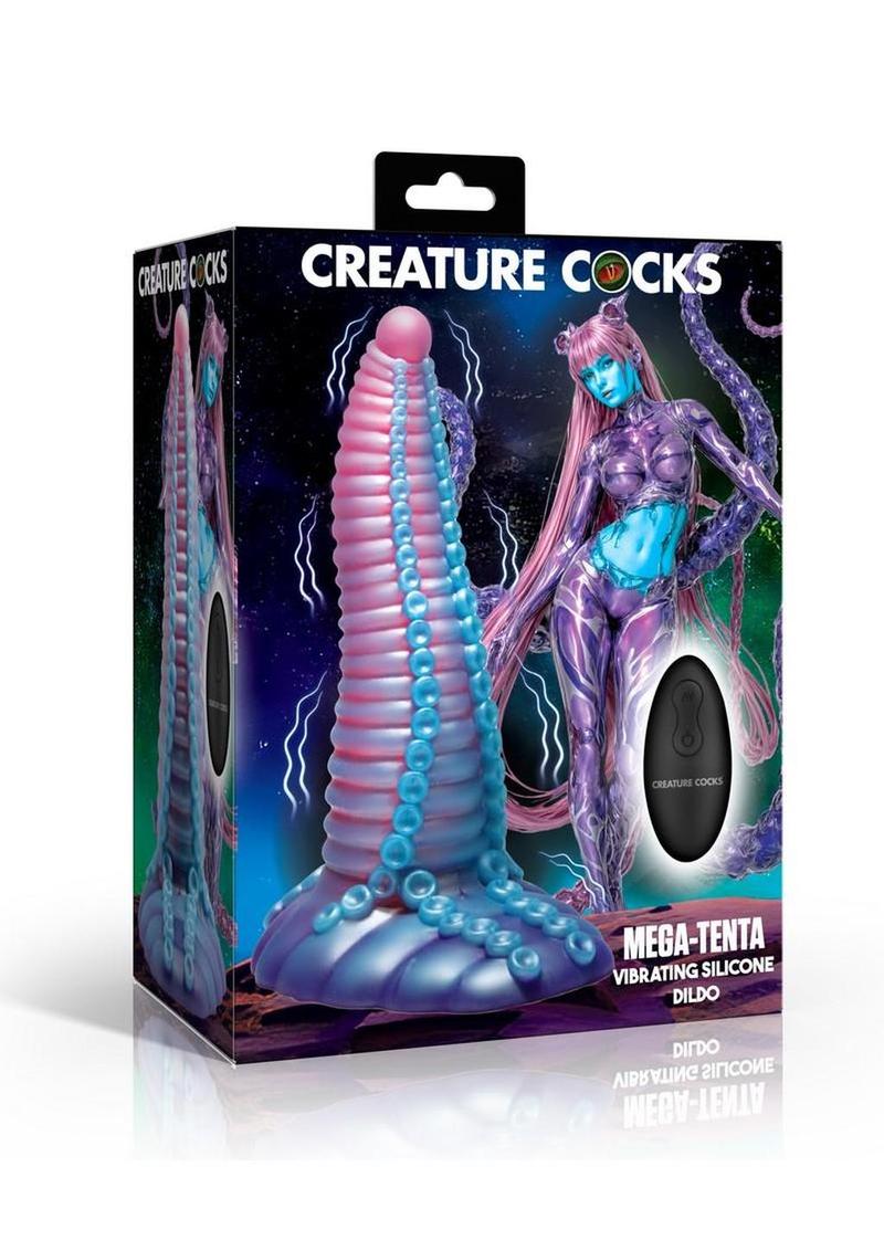 Creature Cocks Mega-Tenta Vibrating Rechargeable Silicone Tentacle Dildo with Remote