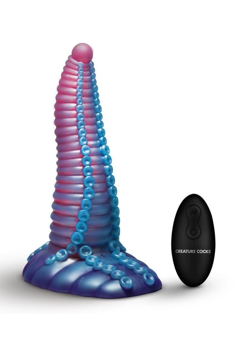 Creature Cocks Mega-Tenta Vibrating Rechargeable Silicone Tentacle Dildo with Remote