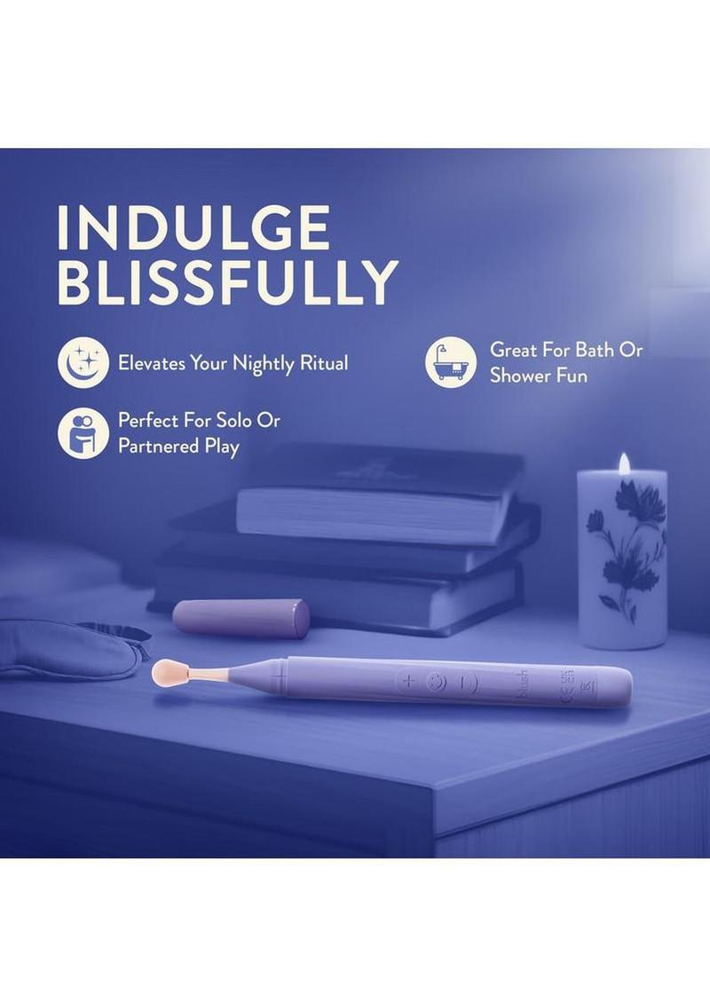 Blush Collection Juno Oscillating Wand Vibrator – Rechargeable Silicone with Attachments