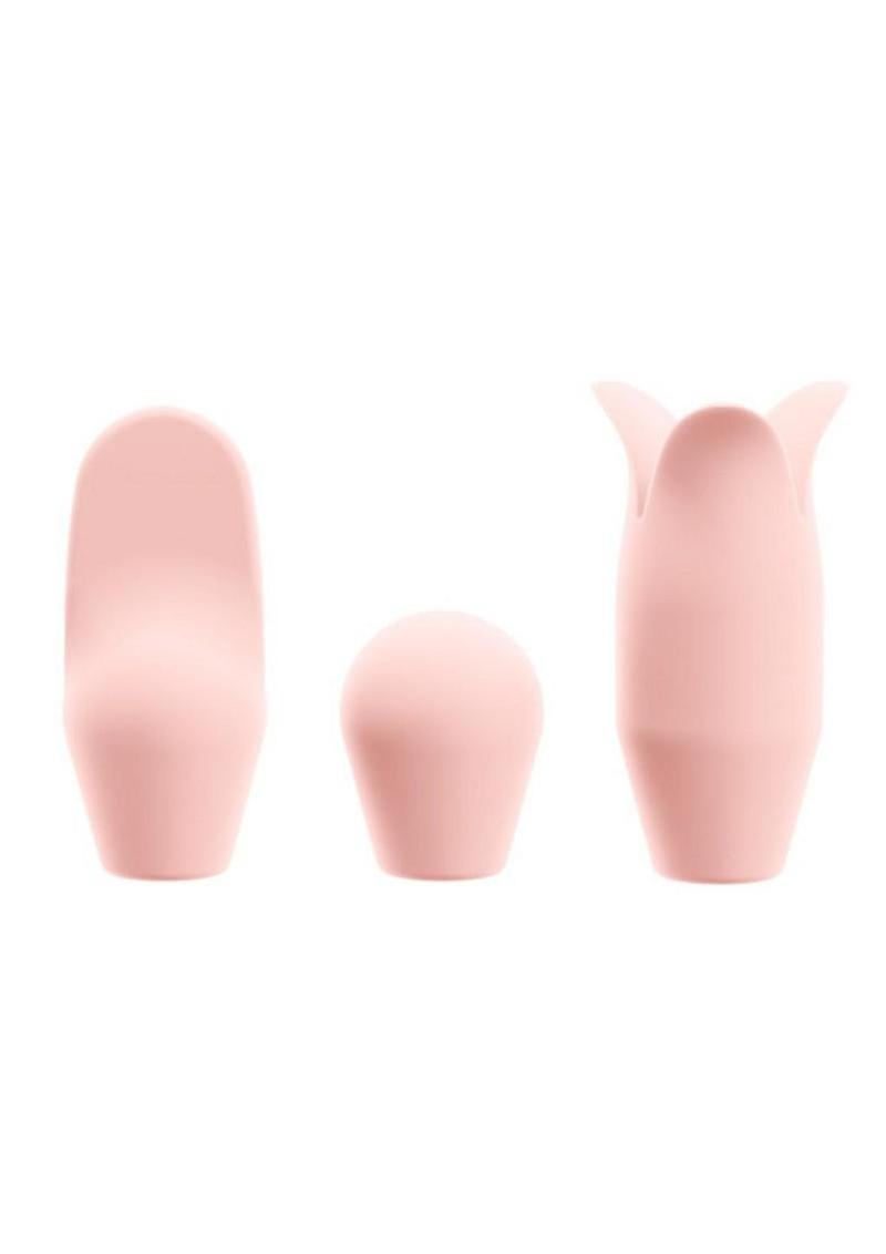 Blush Collection Sage Oscillating Wand Vibrator – Rechargeable Silicone with Attachments