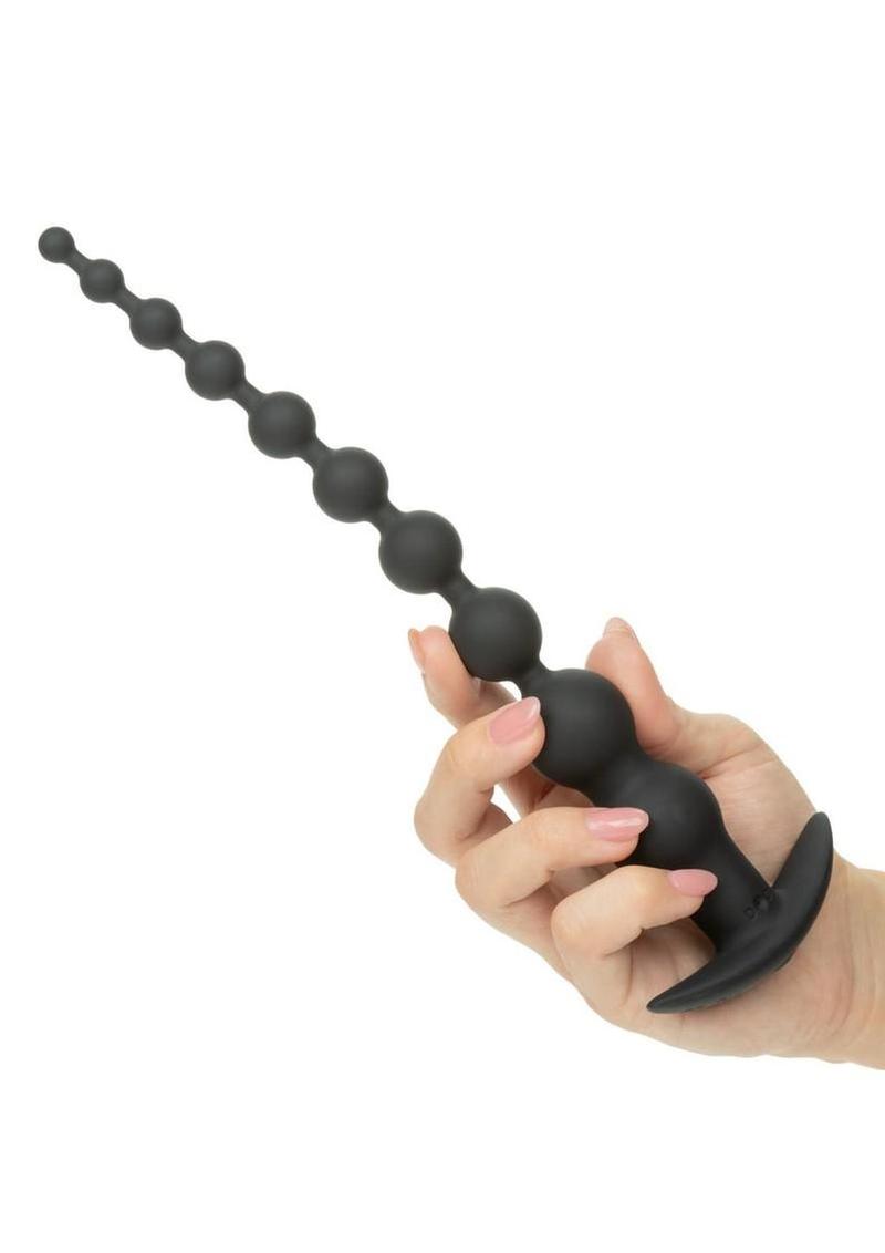 Anal Toys X-10 Rechargeable Silicone Power Beads 11" – Waterproof Vibrating Beads