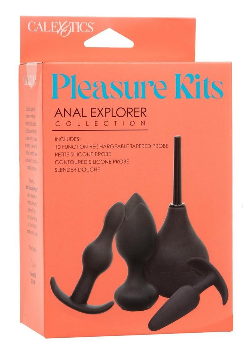 Pleasure Kits Anal Explorer Collection – Rechargeable Probe & Silicone Training Set