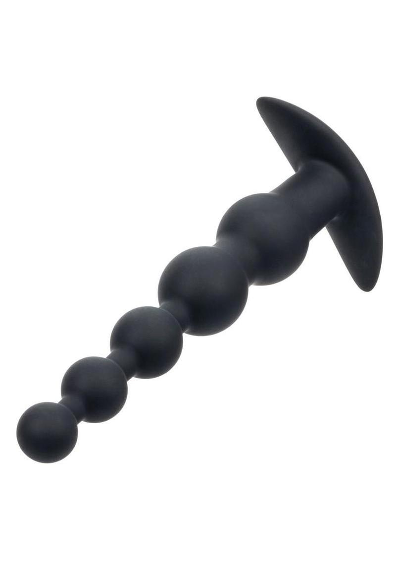 Rechargeable X-5 Silicone Power Beads 7.25in – Waterproof Vibrating Beaded Probe