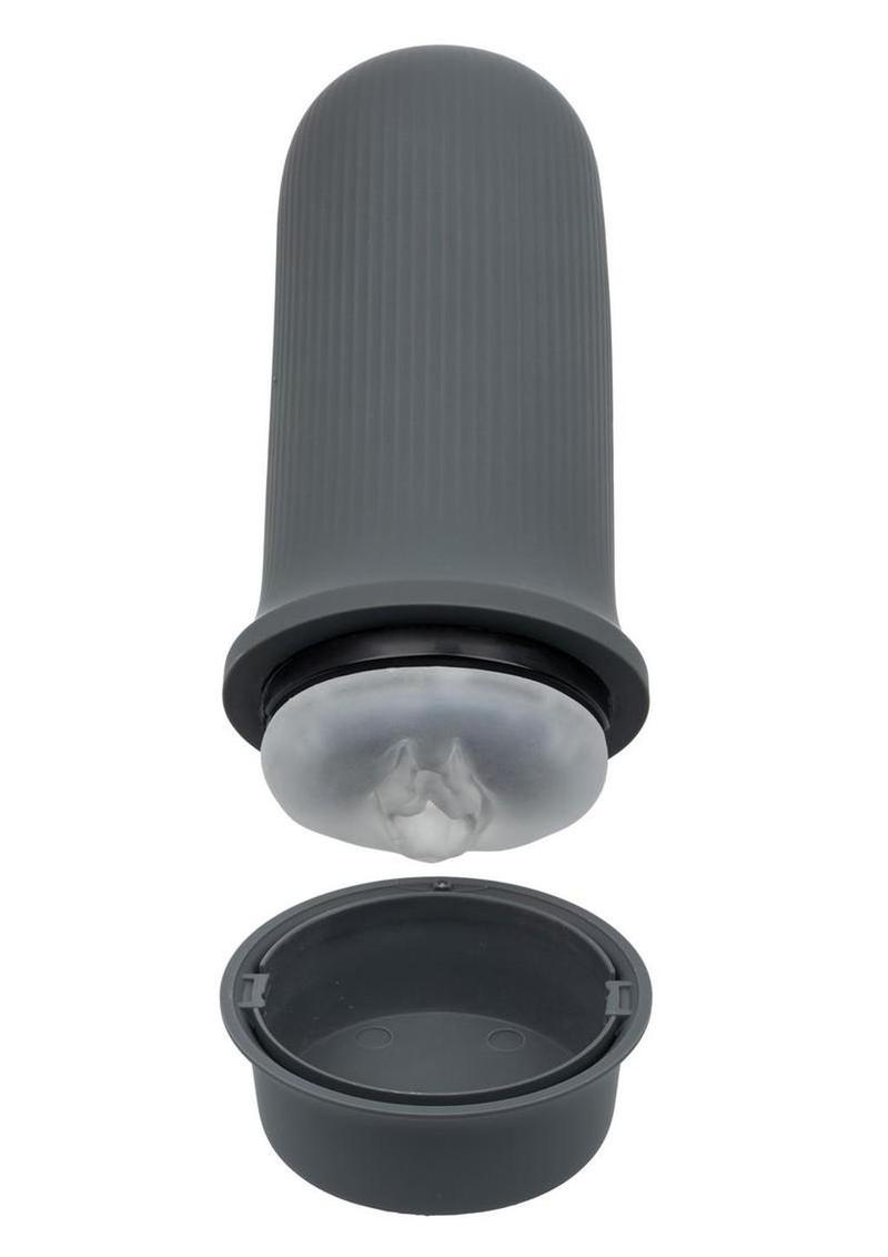 Milk Master Grip-N-Stroke Rechargeable Masturbator – Textured Sleeve with Suction Control