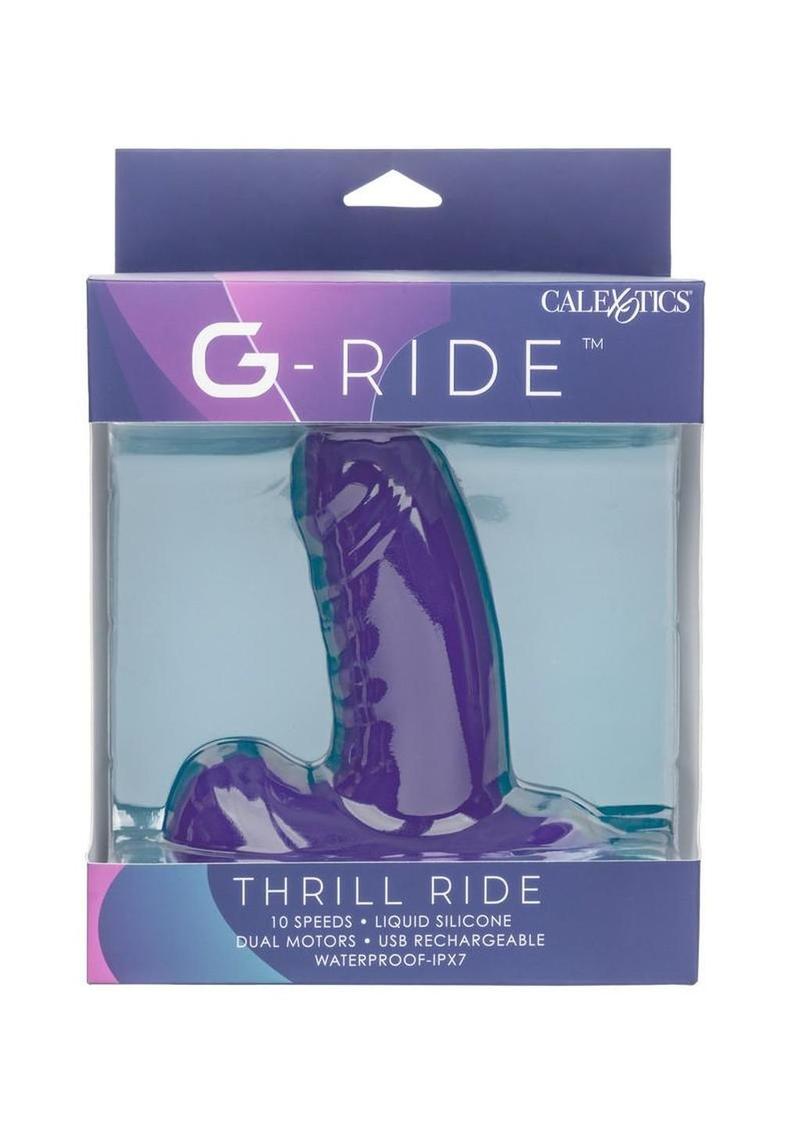 G-Ride Thrill Ride Triple Stimulator – Rechargeable Silicone Suction Vibe