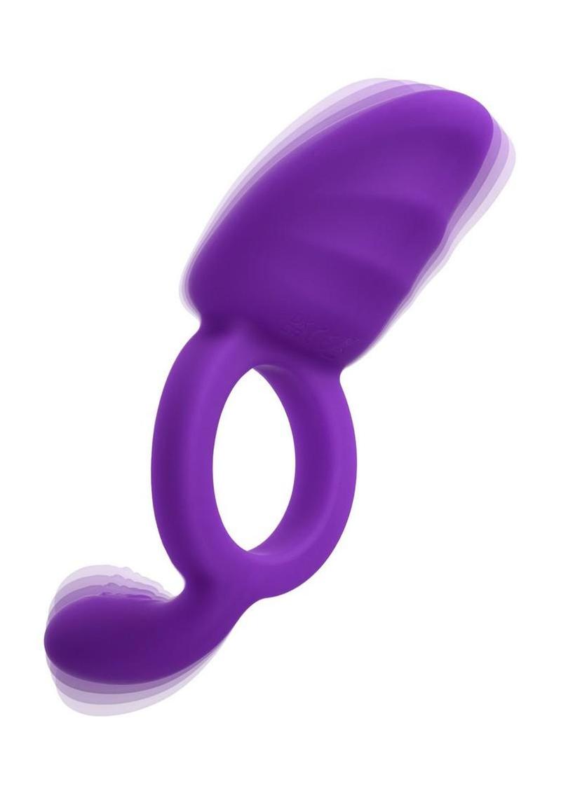 Closer Intimate Rechargeable Cock Ring Passion – Dual Motor Silicone Ring
