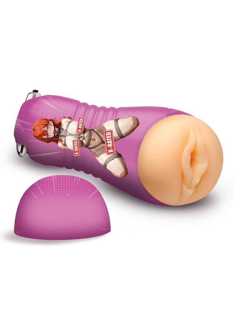 Hentai Fantasies Misato Shibari Girl Vibrating Stroker