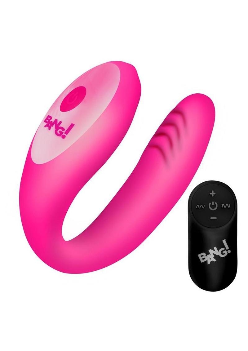 Bang Gyrating G-Spot Vibrator with Remote – Dual Stimulation Silicone Toy