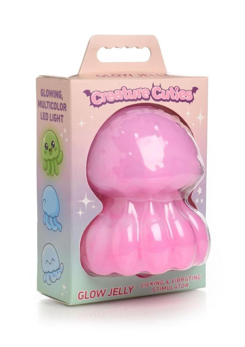 Creature Cocks Glow Jelly Licking & Vibrating Rechargeable Silicone Stimulator